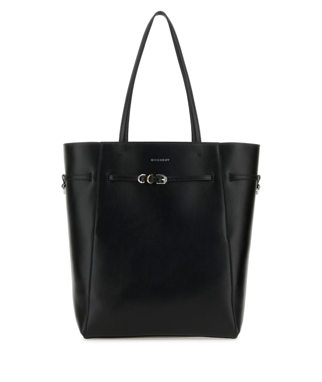 GIVENCHY Черная кожаная сумка тоут, фото 1