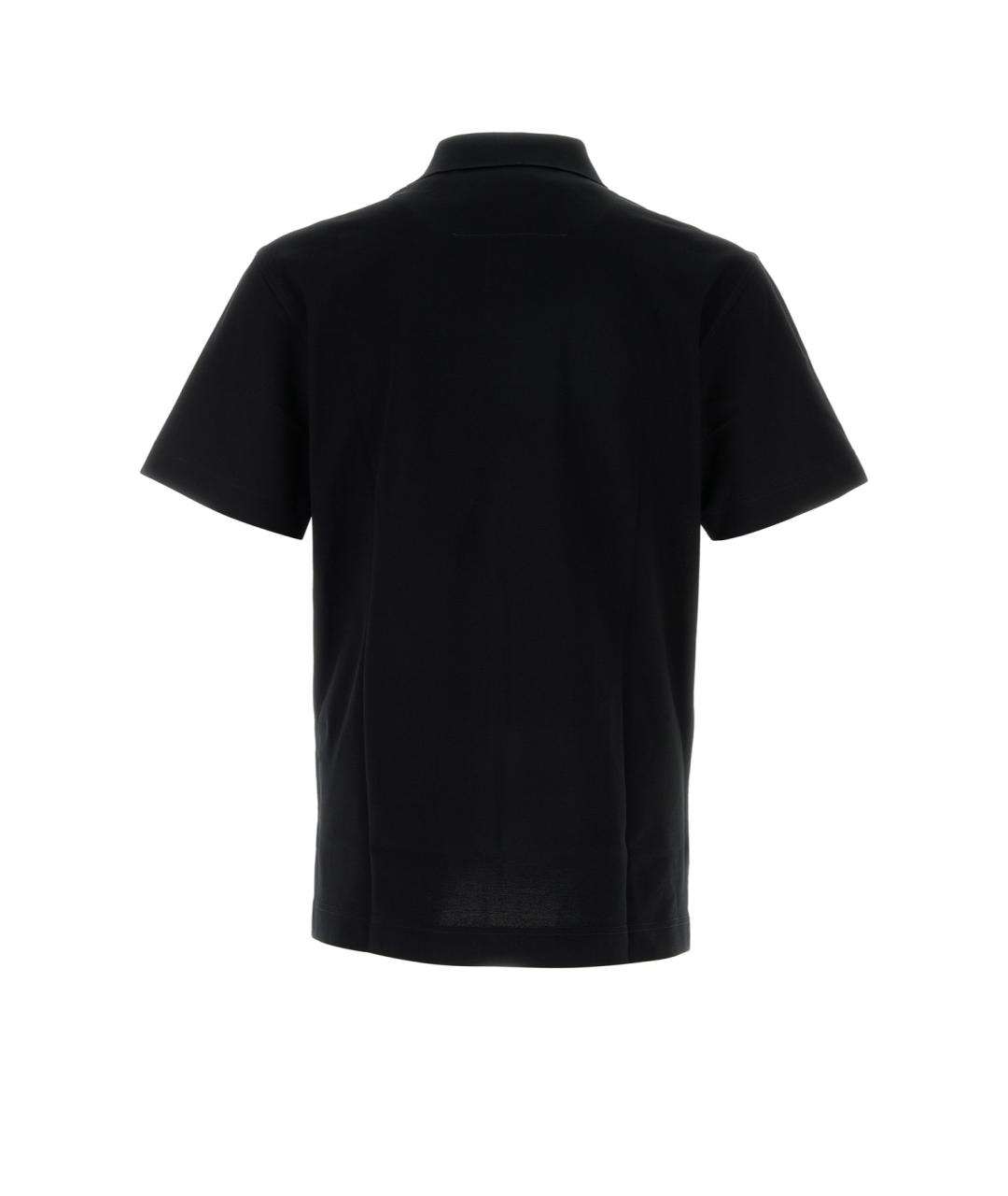 GIVENCHY Черное хлопковое поло с коротким рукавом, фото 2