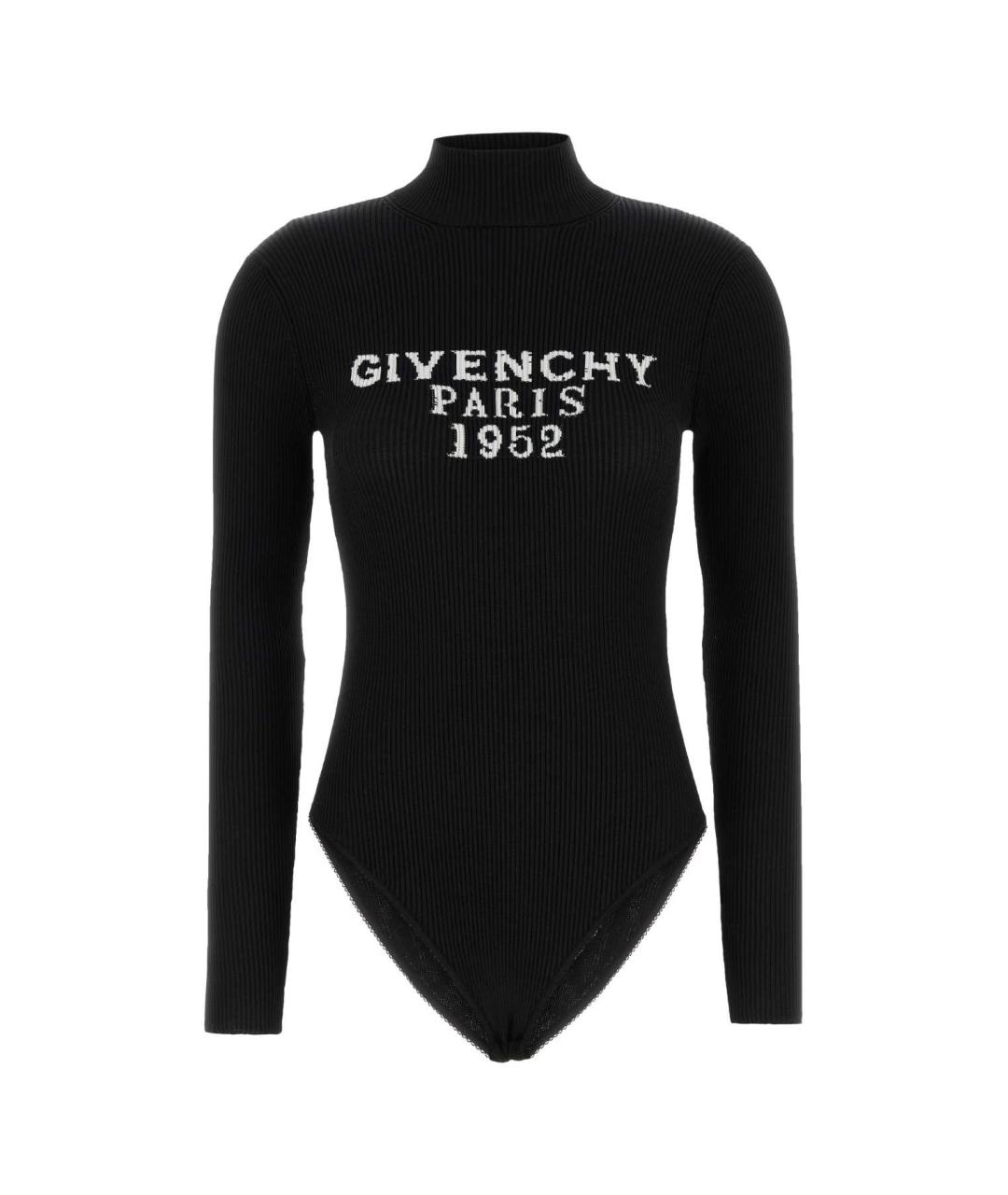 GIVENCHY Черное полиэстеровое боди, фото 1