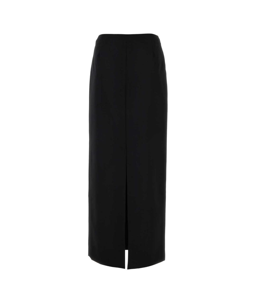 GIVENCHY Черная шерстяная юбка макси, фото 2