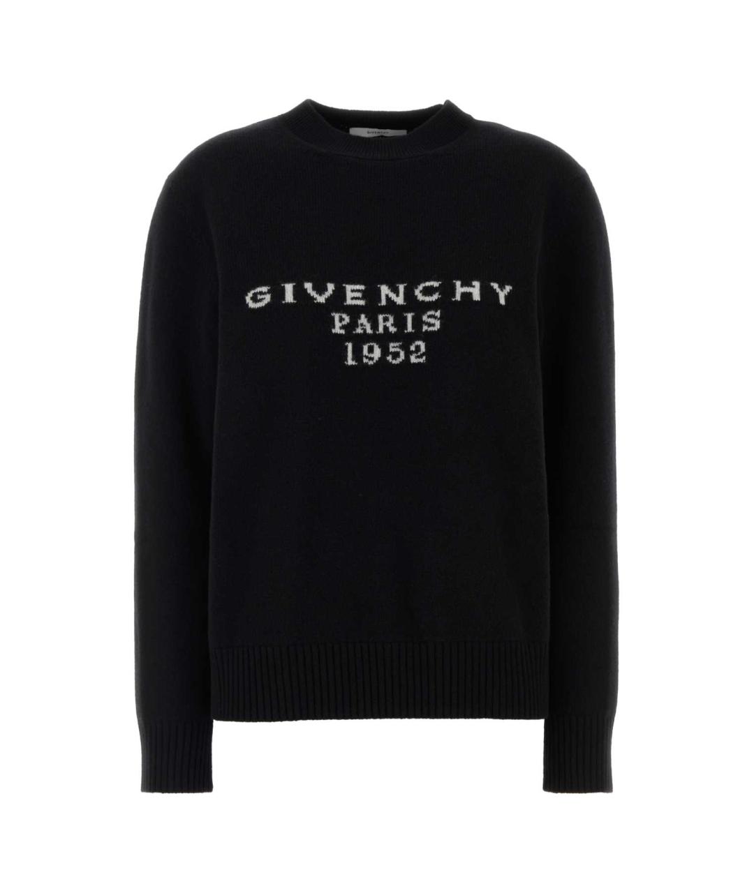 GIVENCHY Черный шерстяной джемпер / свитер, фото 1