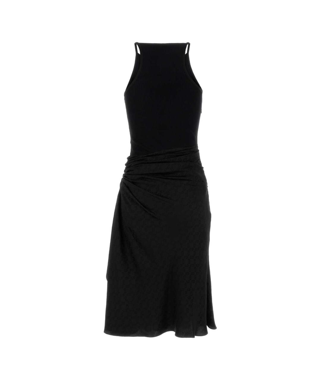 GIVENCHY Черное хлопковое коктейльное платье, фото 2