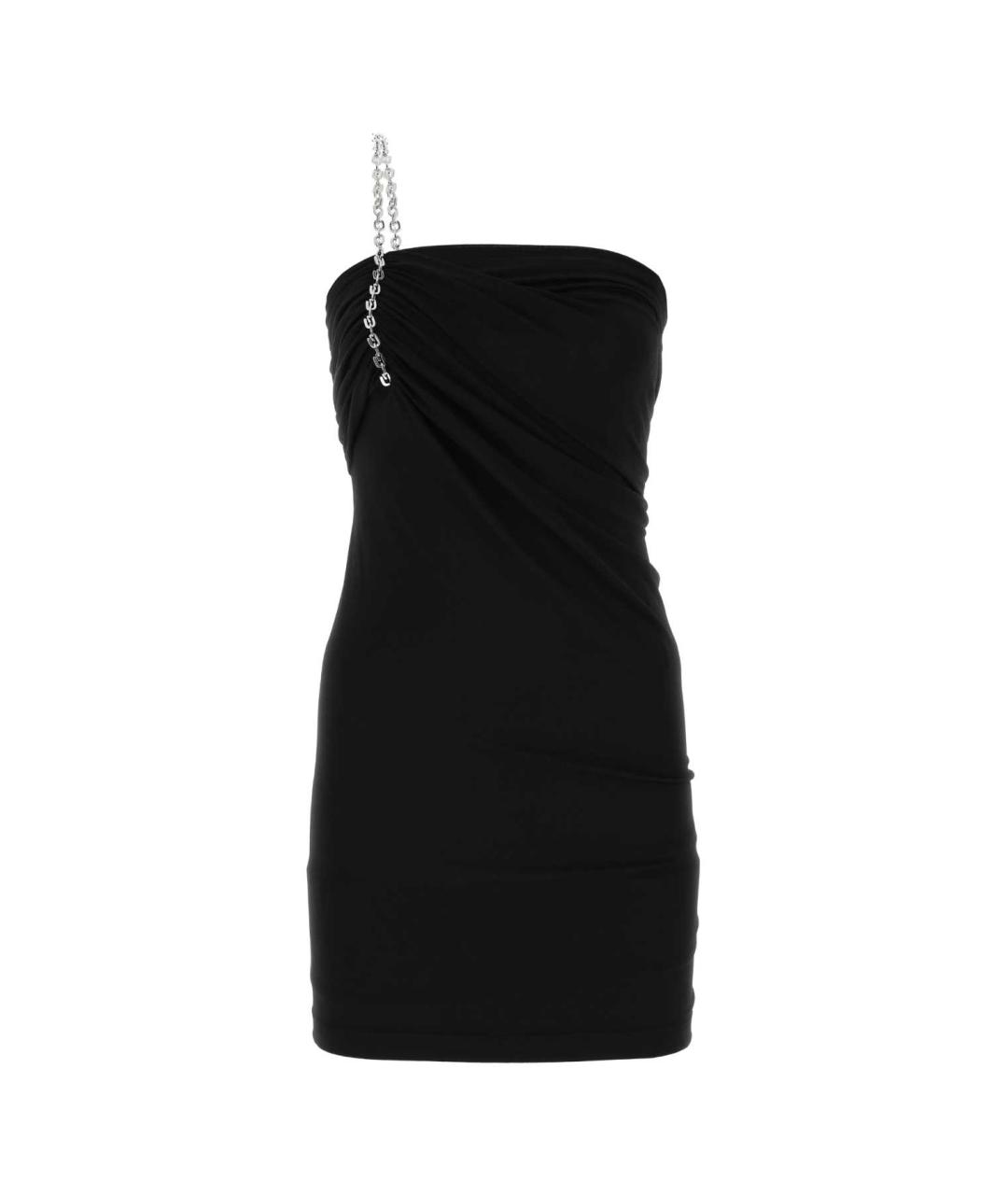 GIVENCHY Черное вискозное коктейльное платье, фото 1