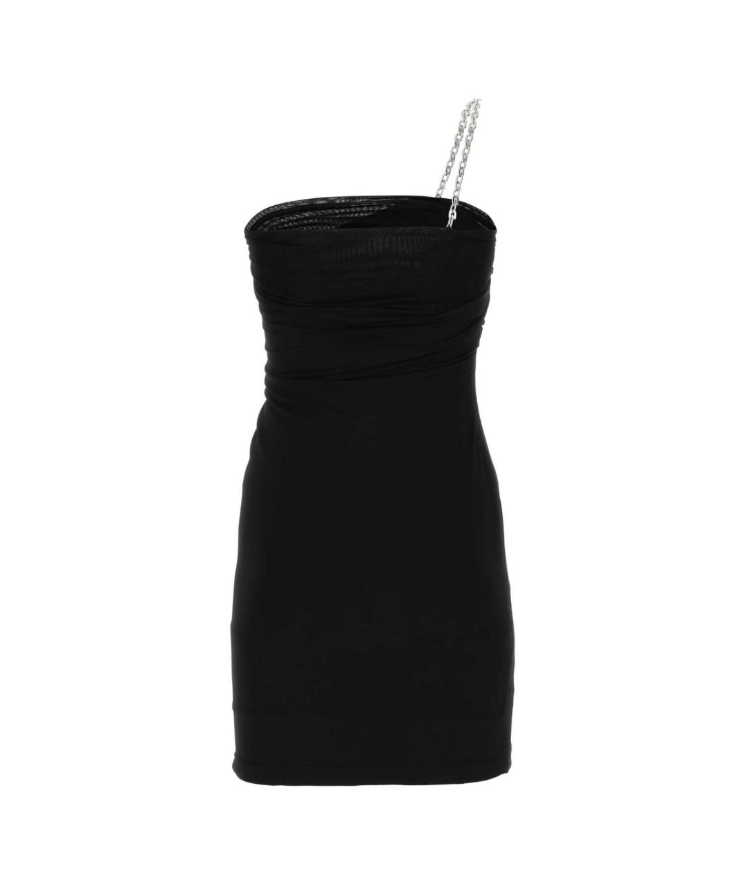 GIVENCHY Черное вискозное коктейльное платье, фото 2