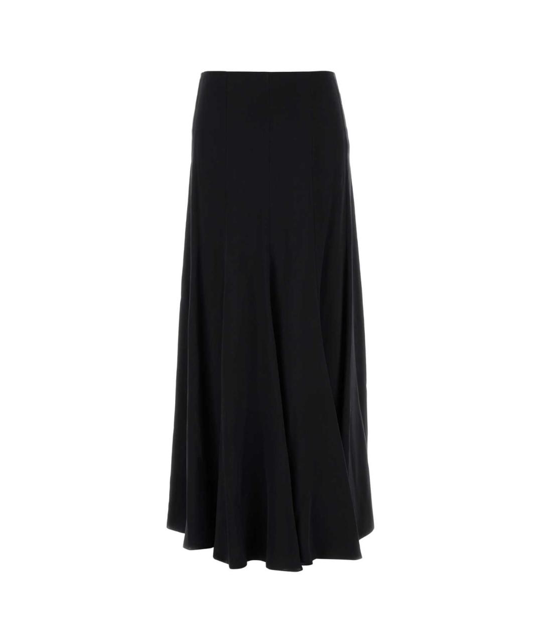 CHLOE Черная шелковая юбка миди, фото 1