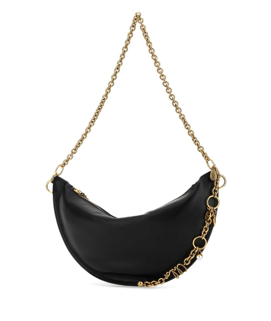 CHLOE Черная кожаная сумка через плечо, фото 2