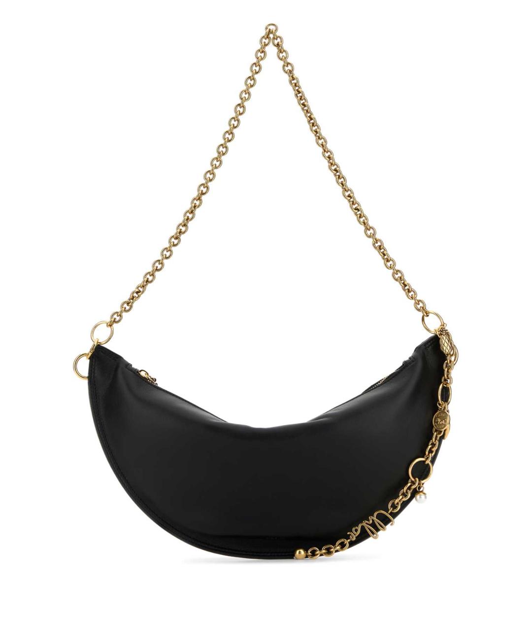 CHLOE Черная кожаная сумка через плечо, фото 1