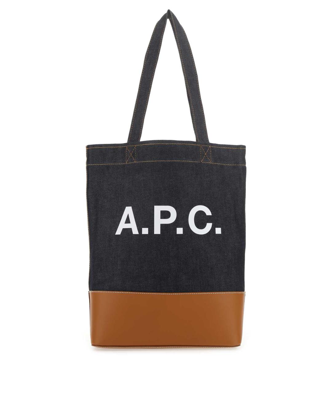 A.P.C. Синяя деним сумка на плечо, фото 1