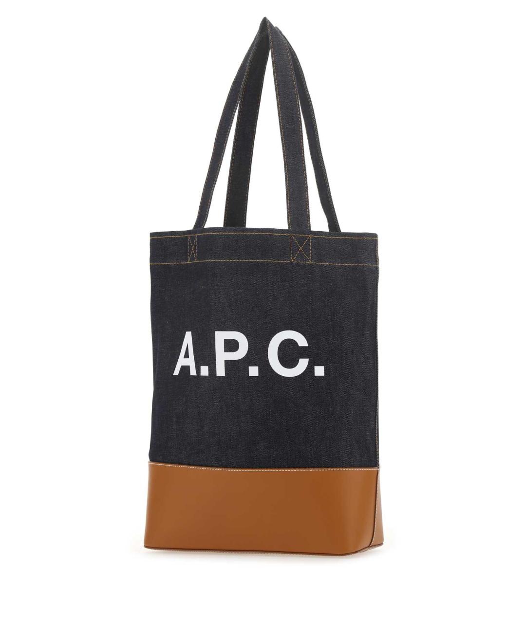 A.P.C. Синяя деним сумка на плечо, фото 2