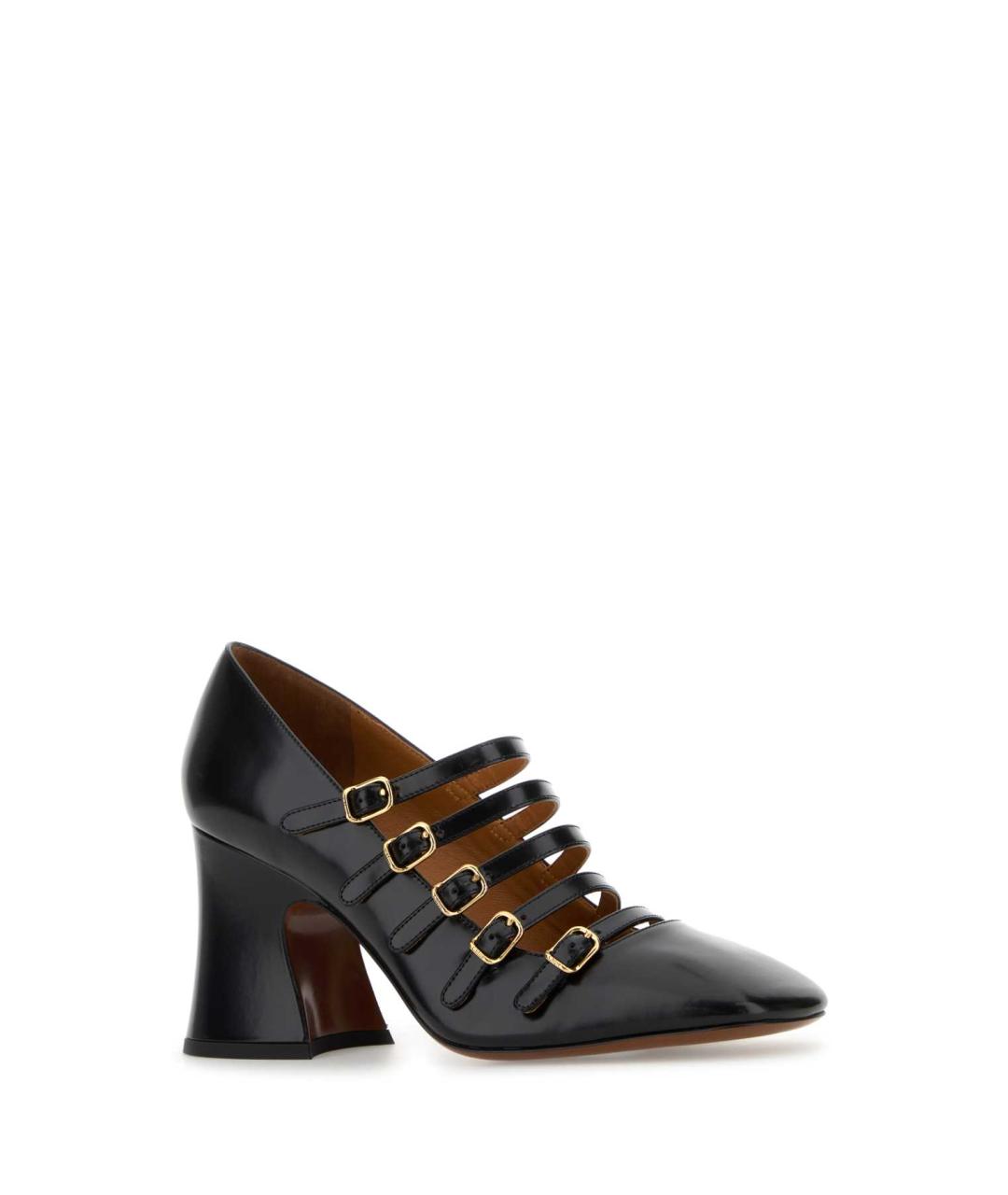 CHLOE Черные кожаные туфли, фото 2