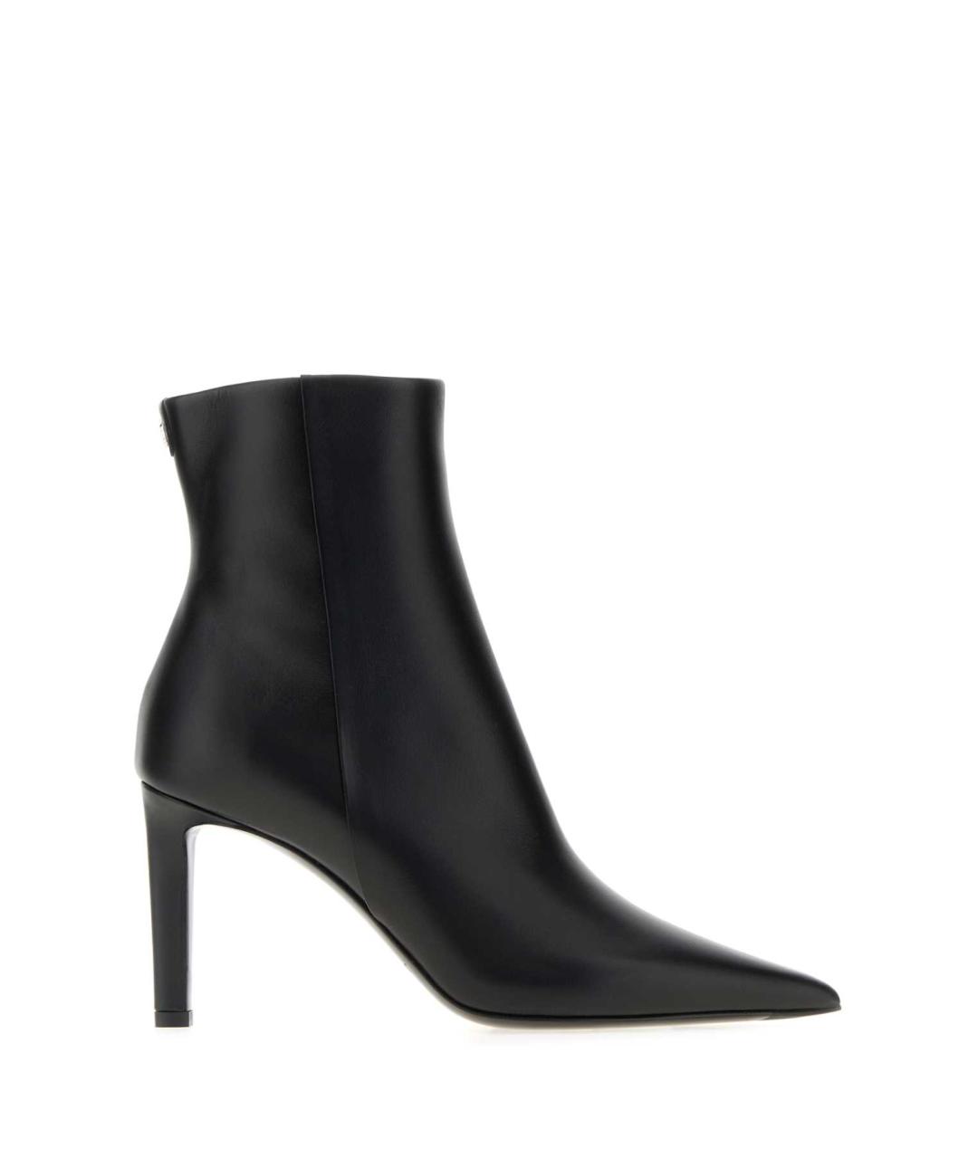 JIMMY CHOO Черные кожаные сапоги, фото 1