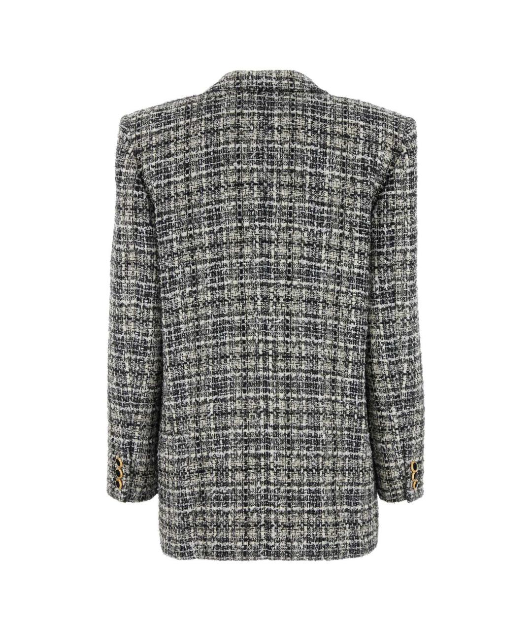 ALESSANDRA RICH Мульти твидовый жакет/пиджак, фото 2