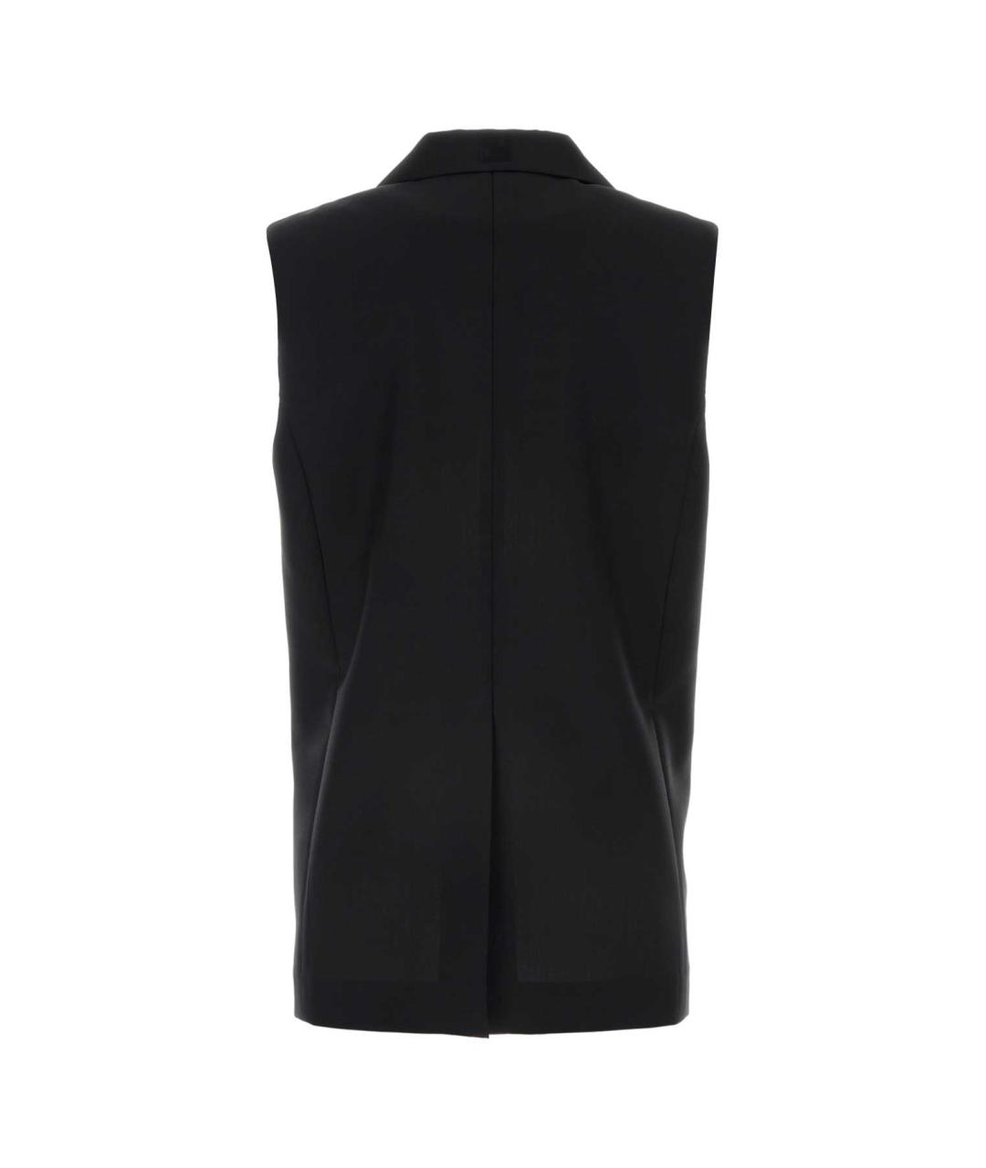 FENDI Черный шерстяной жилет, фото 2