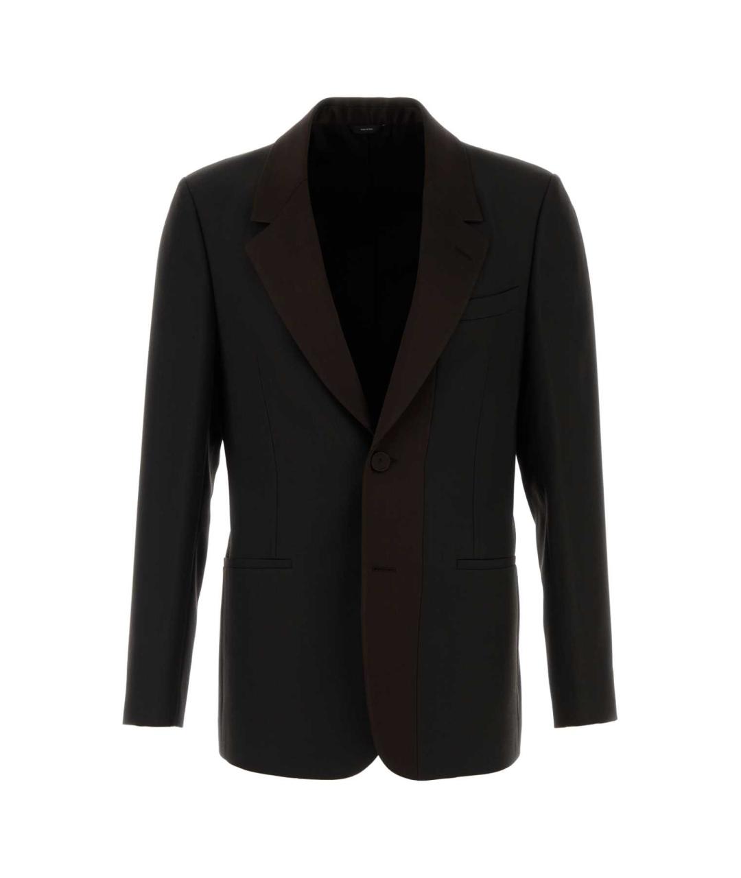 FENDI Коричневый полиэстеровый пиджак, фото 1