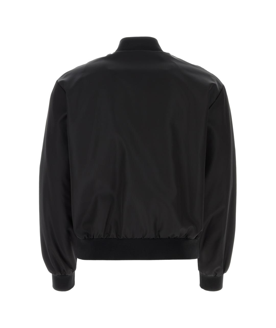 DOLCE&GABBANA Черная полиамидовая куртка, фото 2