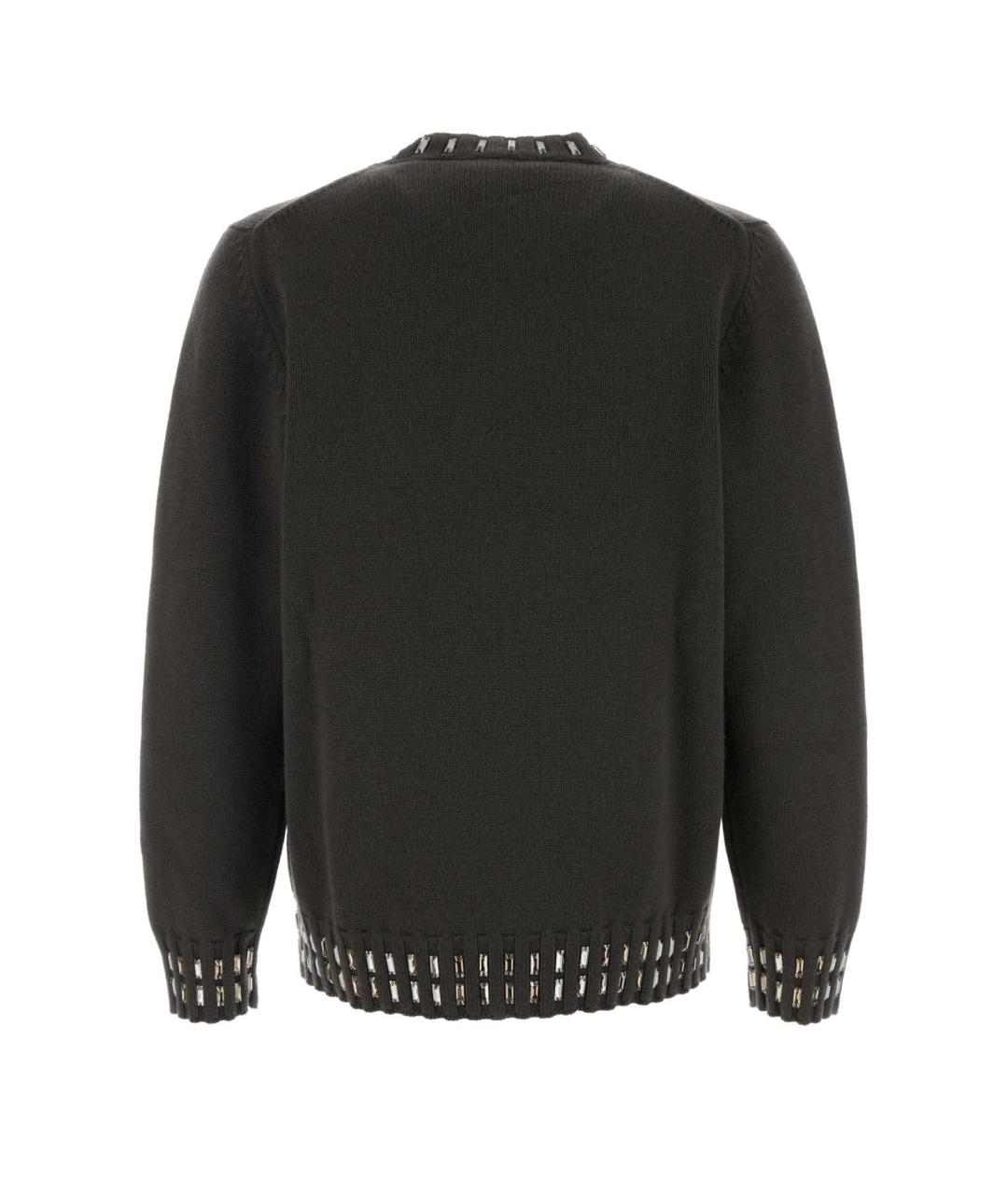 FENDI Серый шерстяной джемпер / свитер, фото 2