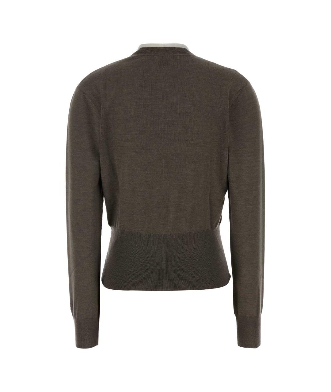 FENDI Серый кашемировый джемпер / свитер, фото 2