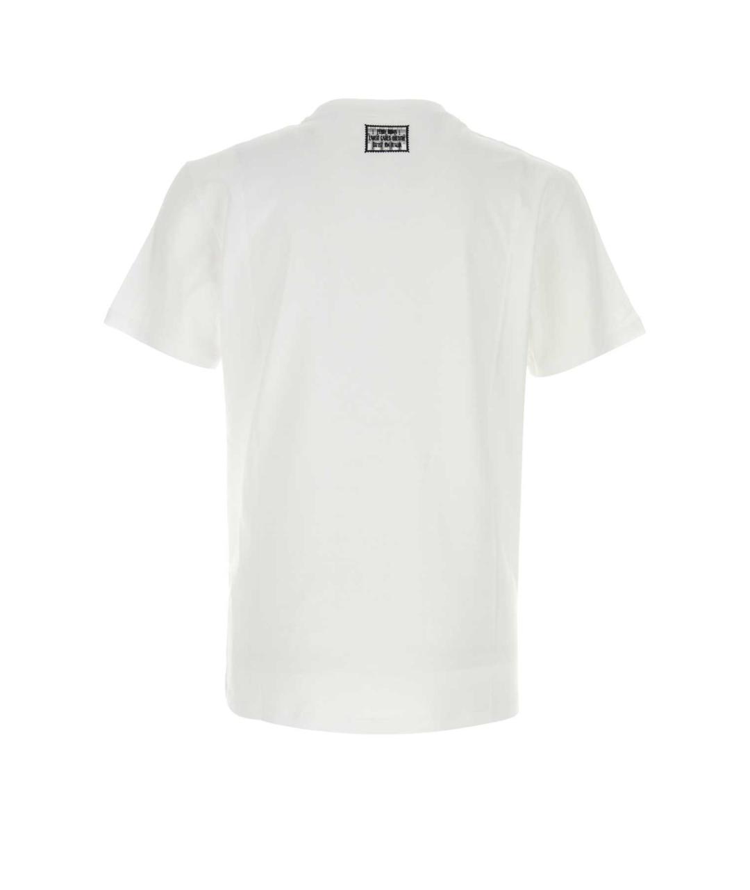 FENDI Белая хлопковая футболка, фото 2