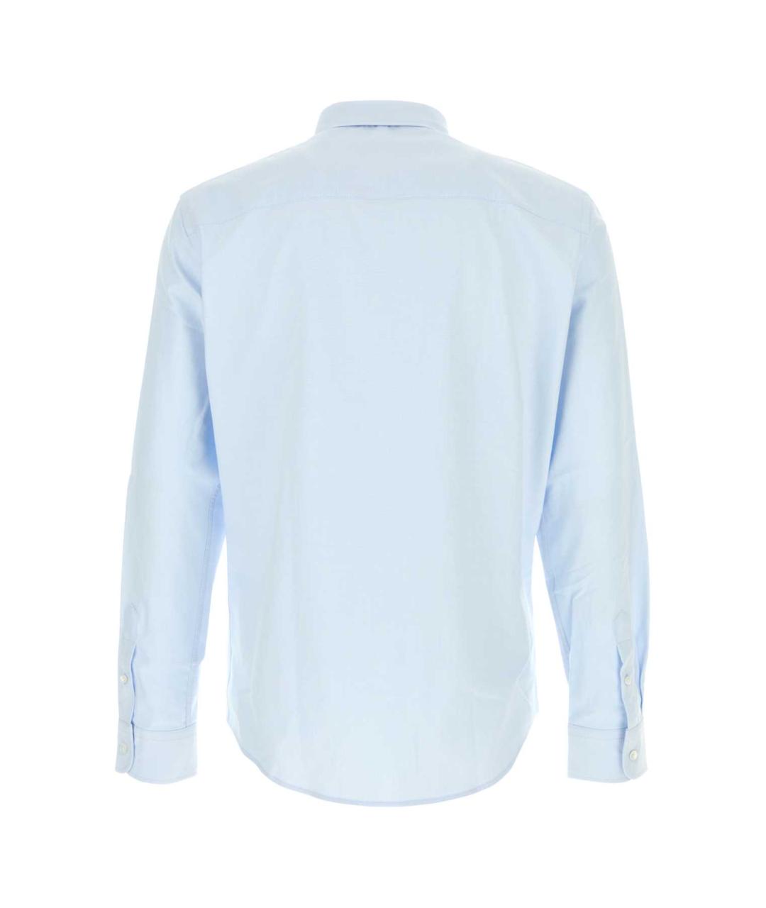 Ami Paris Голубая хлопковая кэжуал рубашка, фото 2