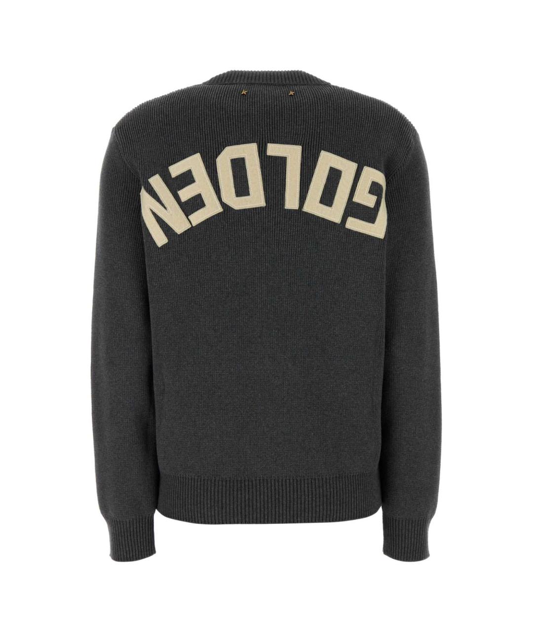 GOLDEN GOOSE DELUXE BRAND Серый хлопковый джемпер / свитер, фото 1