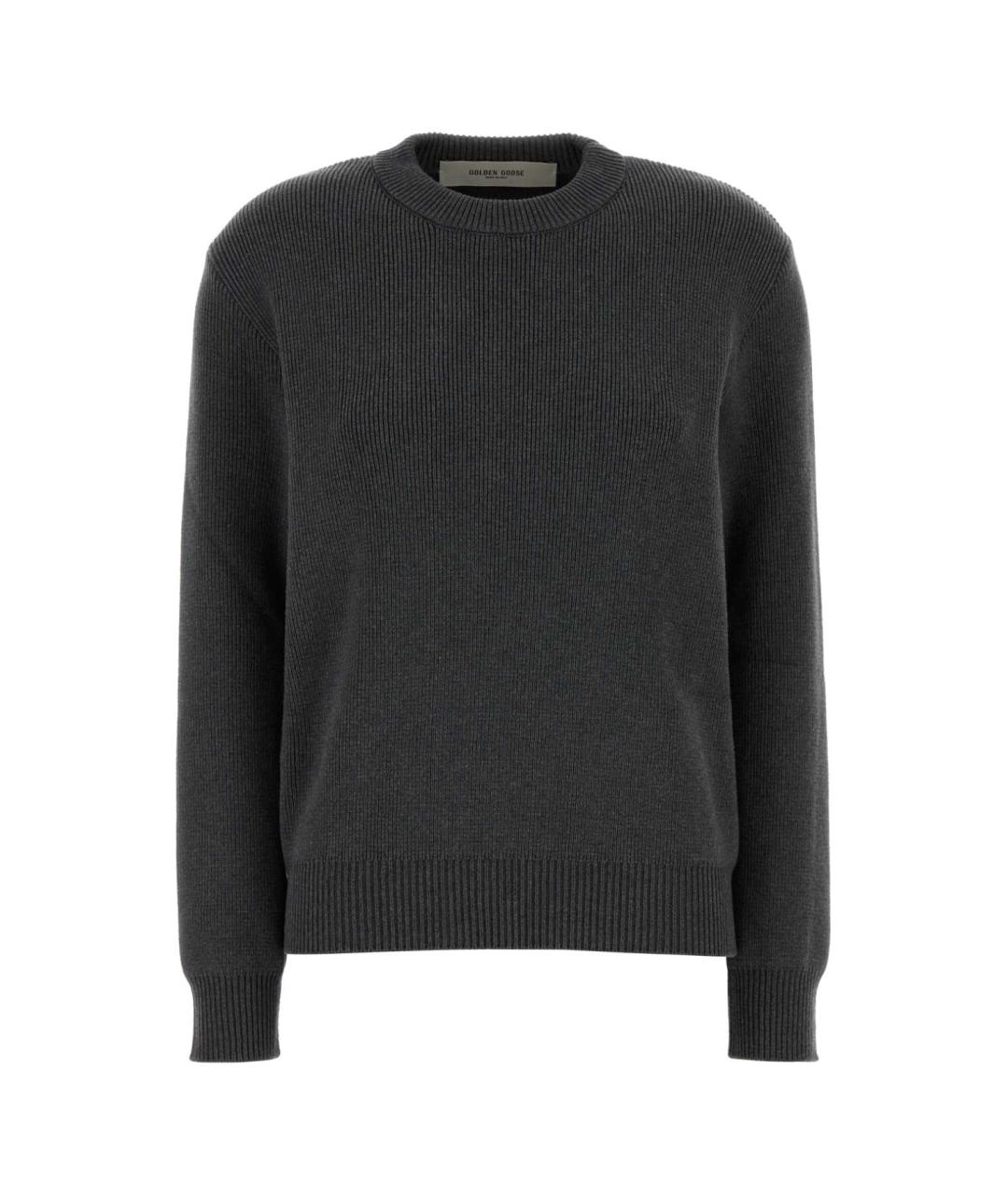 GOLDEN GOOSE DELUXE BRAND Серый хлопковый джемпер / свитер, фото 2