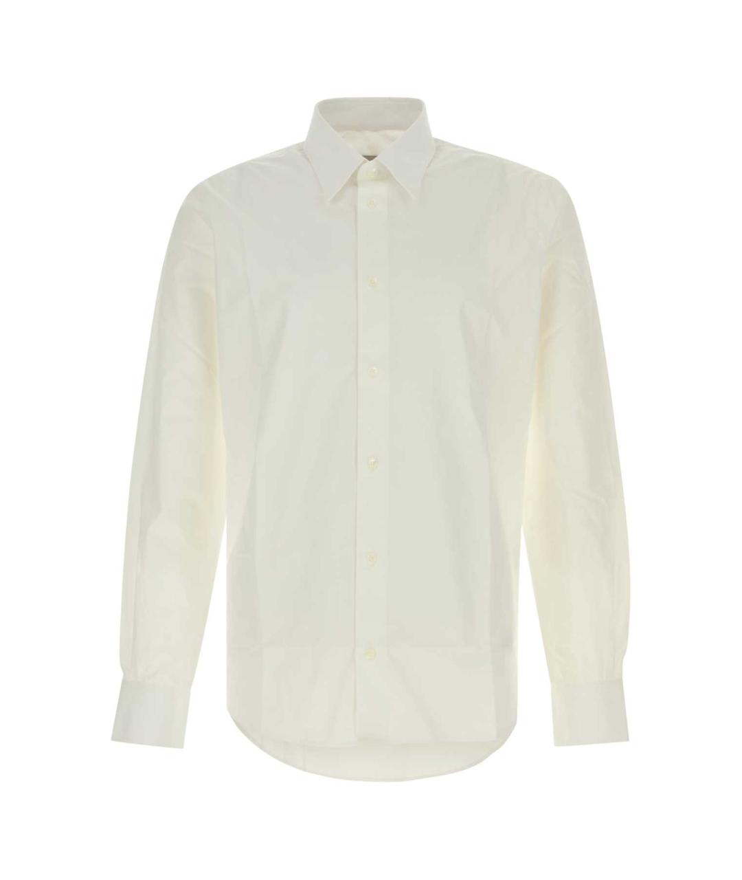 Ami Paris Белая хлопковая кэжуал рубашка, фото 1