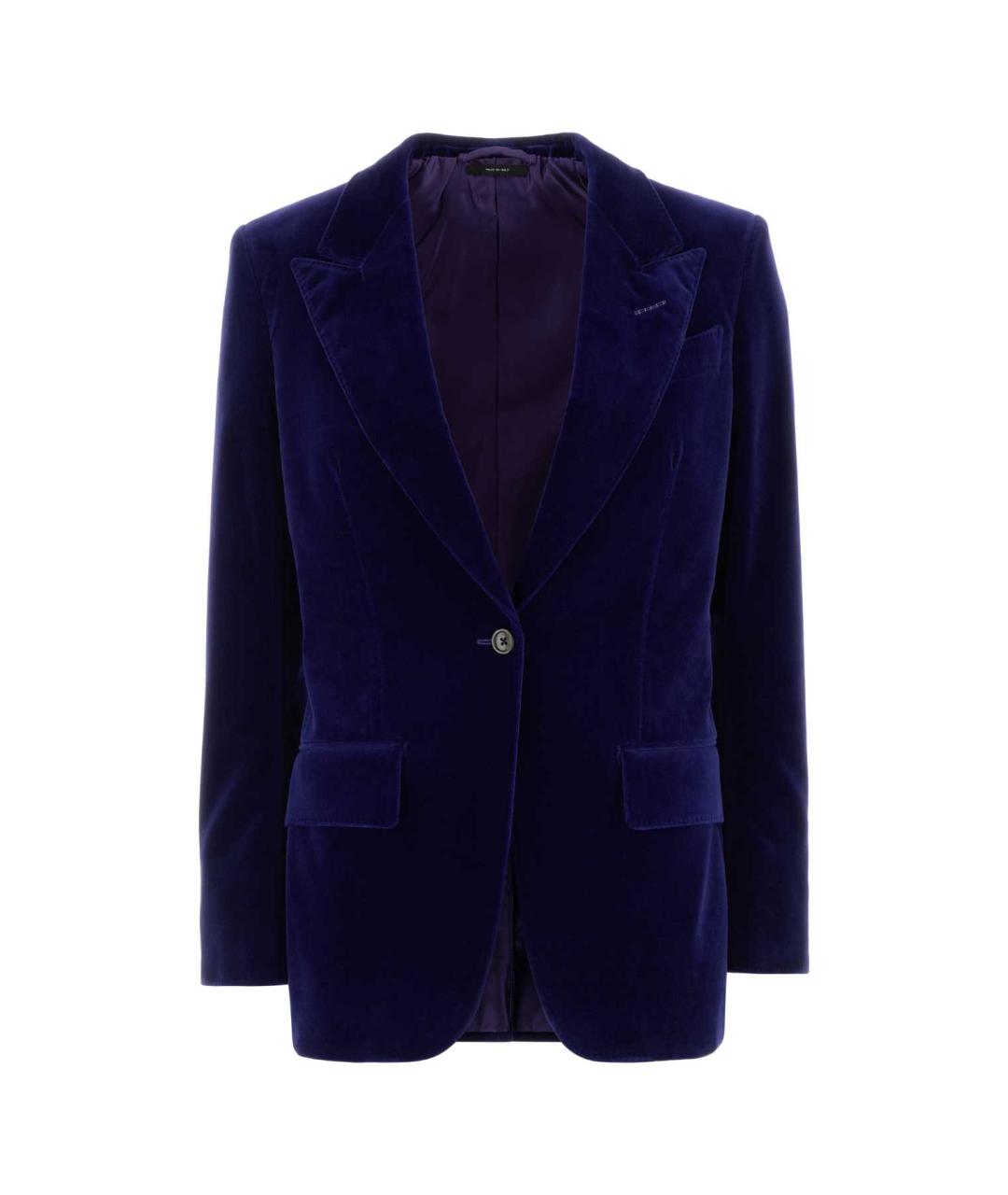 TOM FORD Синий хлопковый жакет/пиджак, фото 2