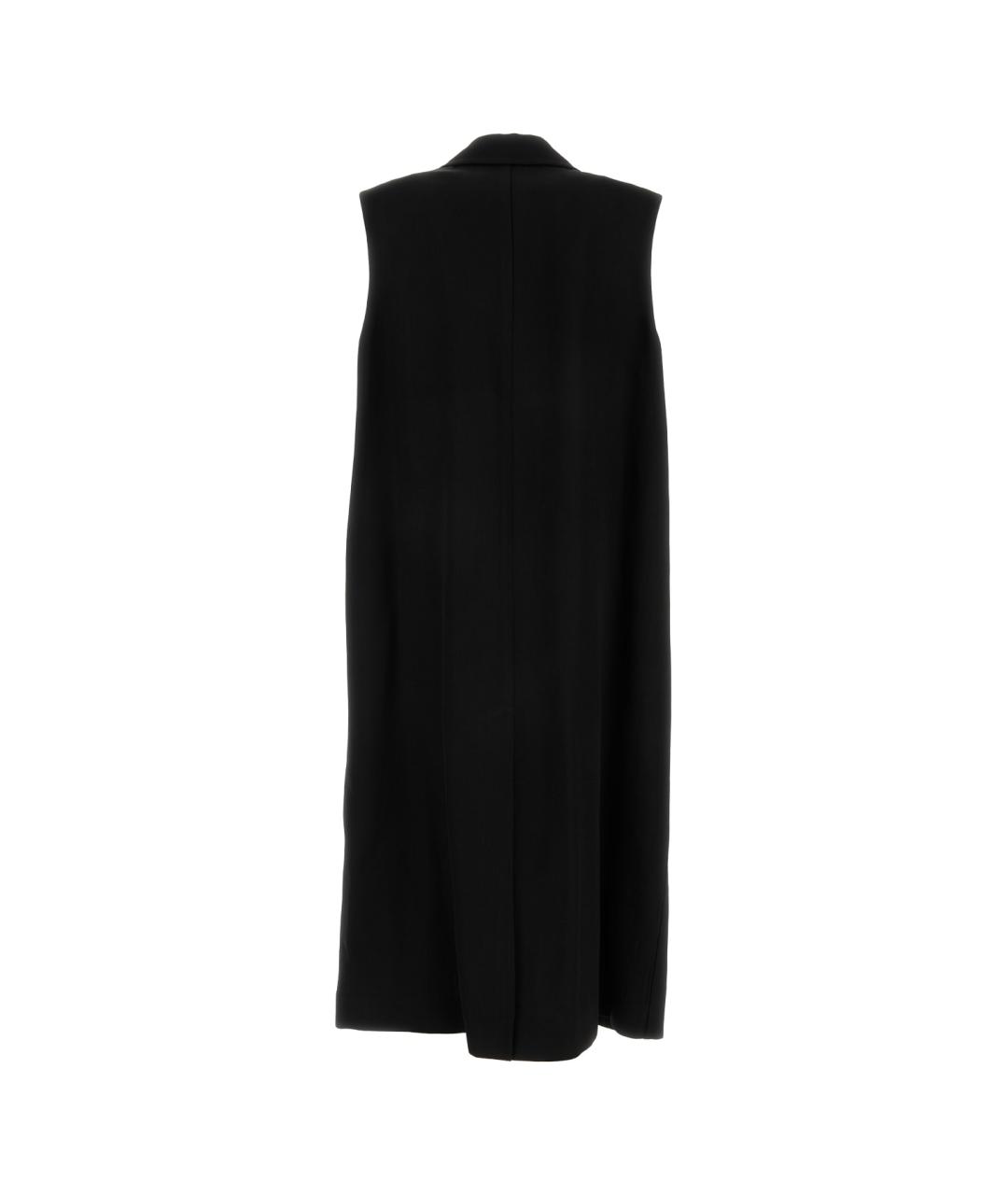 JIL SANDER Черный вискозный жилет, фото 2