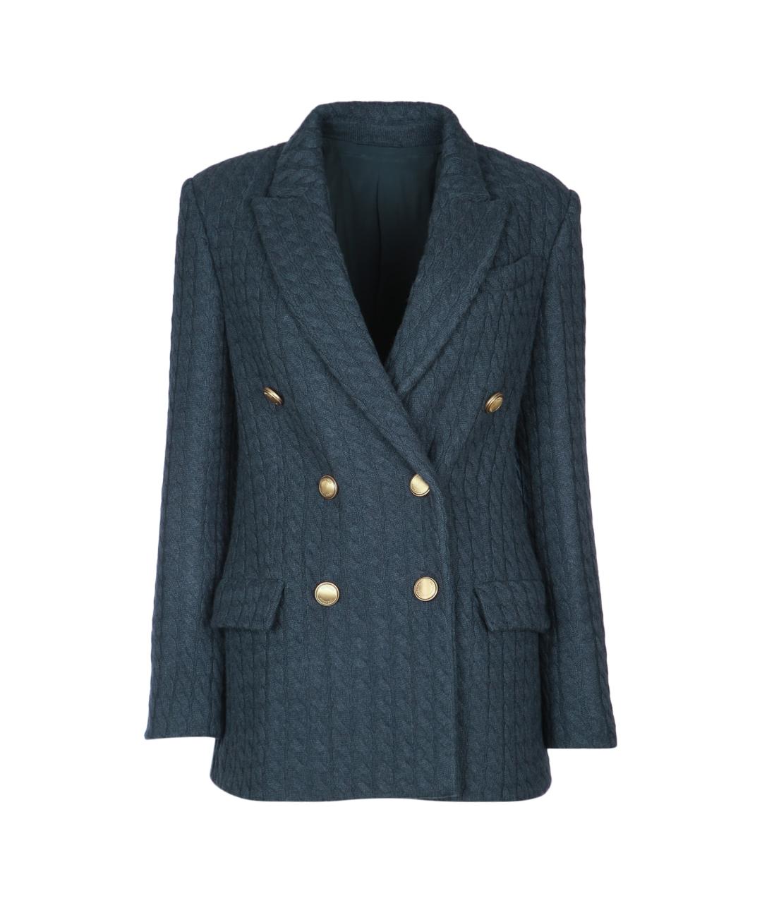 BRUNELLO CUCINELLI Серый кашемировый жакет/пиджак, фото 1