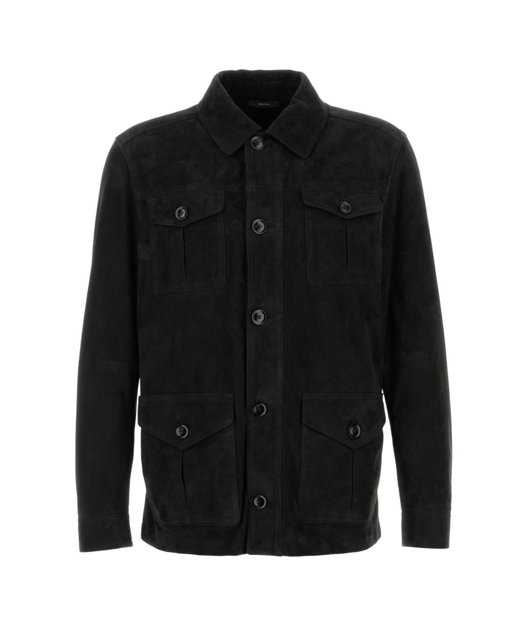 TOM FORD Черная замшевая куртка, фото 1