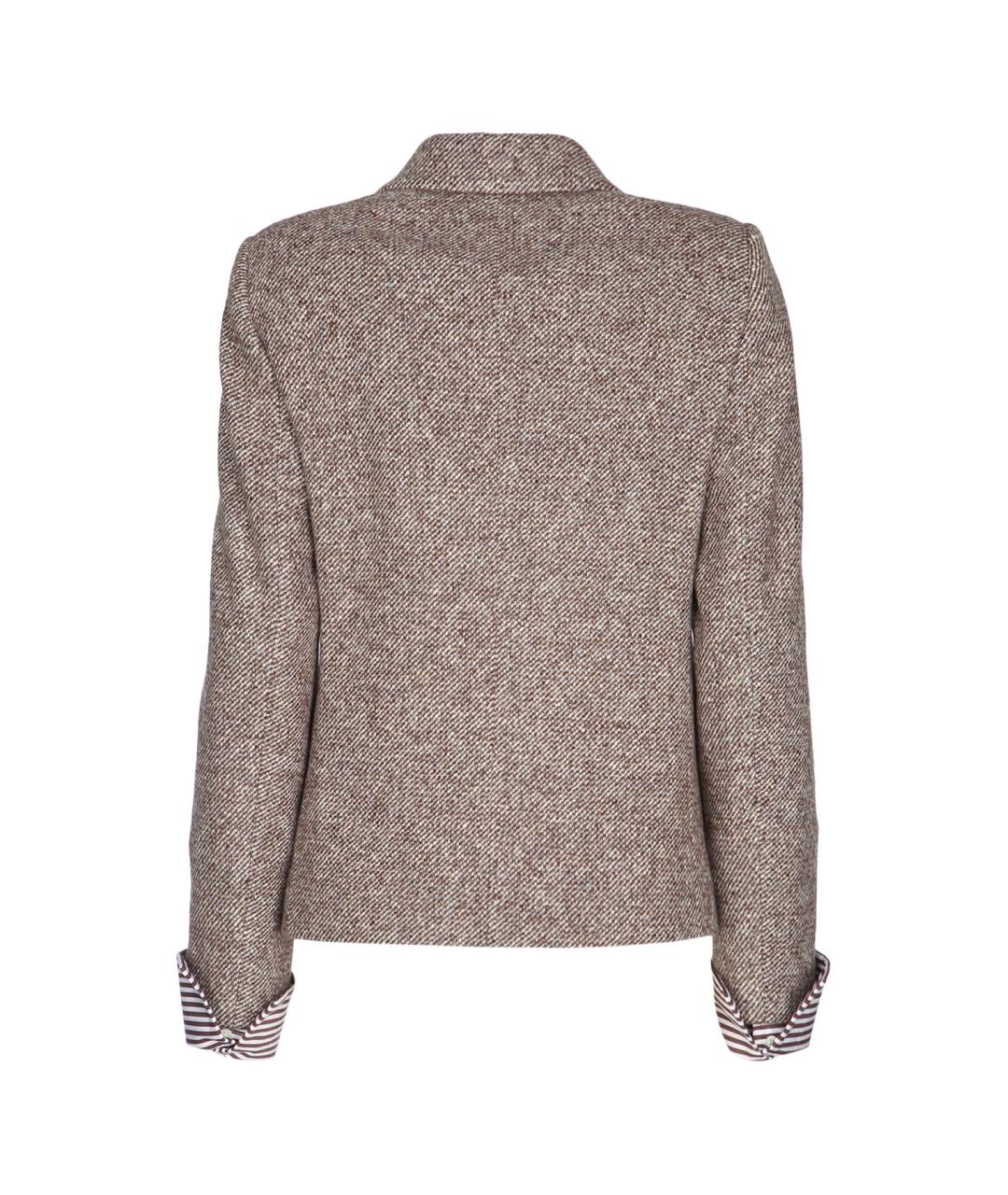 BRUNELLO CUCINELLI Бежевый хлопковый жакет/пиджак, фото 1