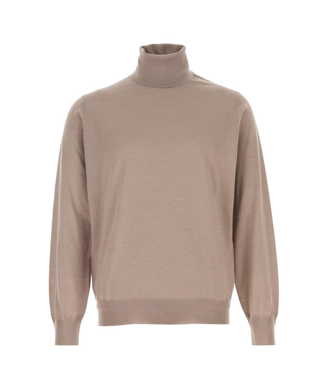 BRUNELLO CUCINELLI Бежевый джемпер / свитер, фото 1