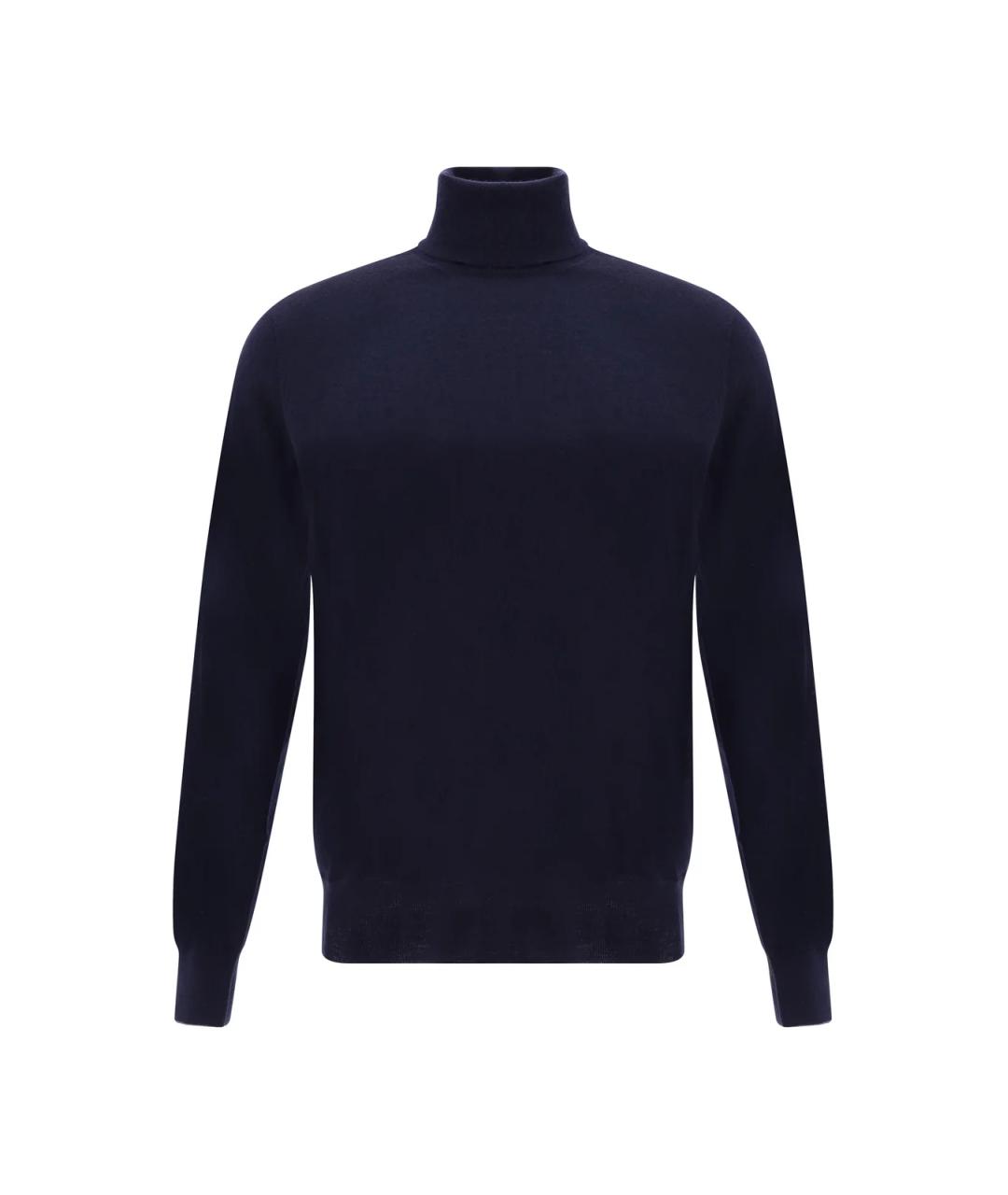 BRUNELLO CUCINELLI Синий кашемировый джемпер / свитер, фото 1