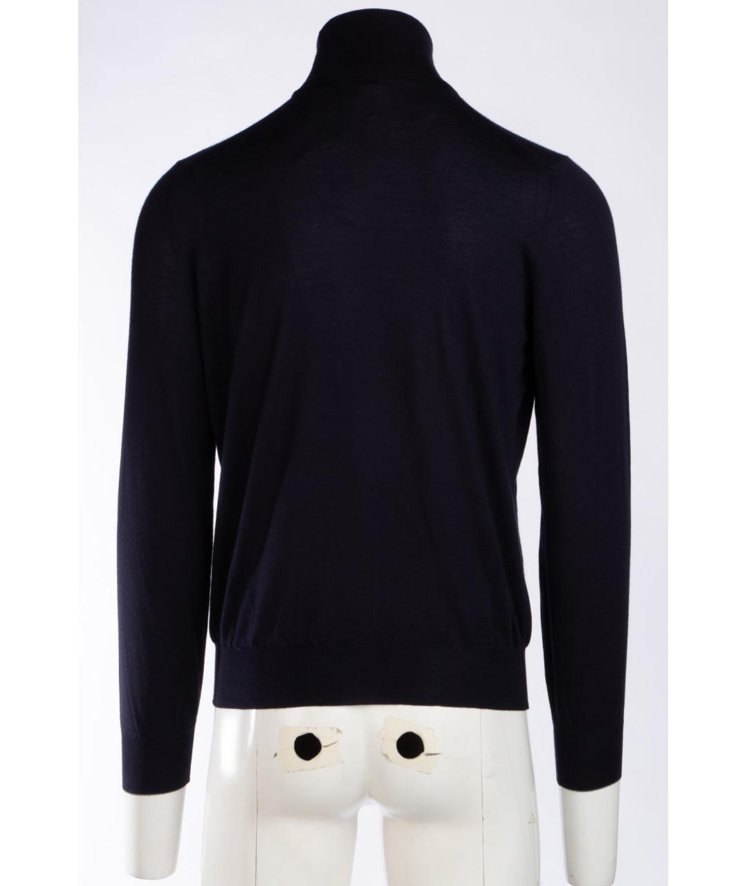 BRUNELLO CUCINELLI Синий кашемировый джемпер / свитер, фото 3