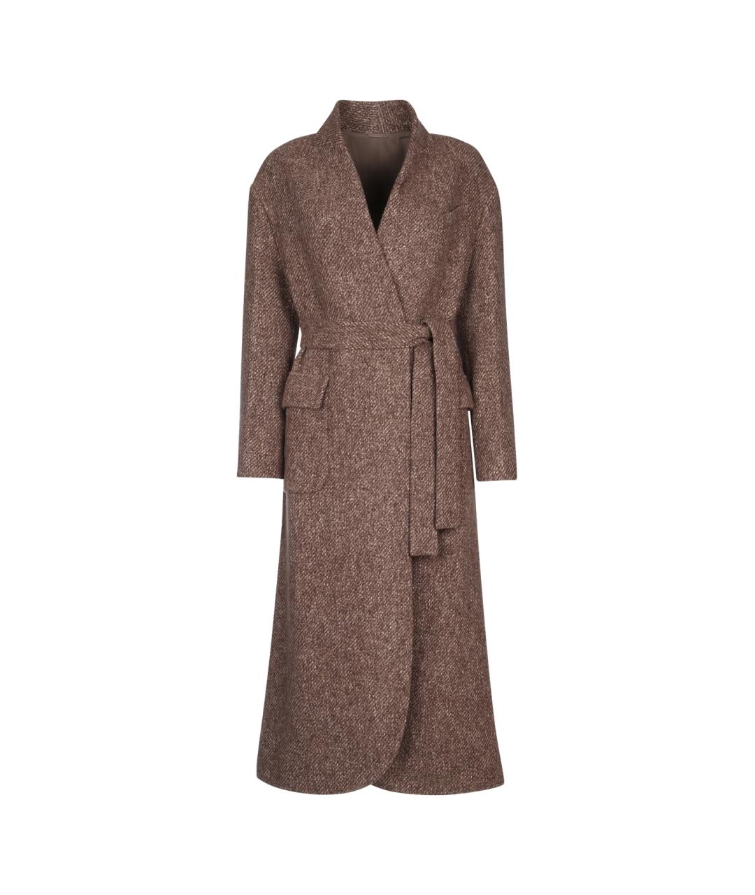 BRUNELLO CUCINELLI Мульти шерстяное пальто, фото 1