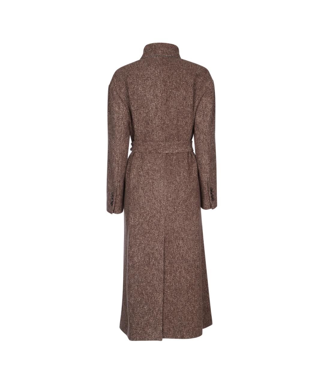 BRUNELLO CUCINELLI Мульти шерстяное пальто, фото 2