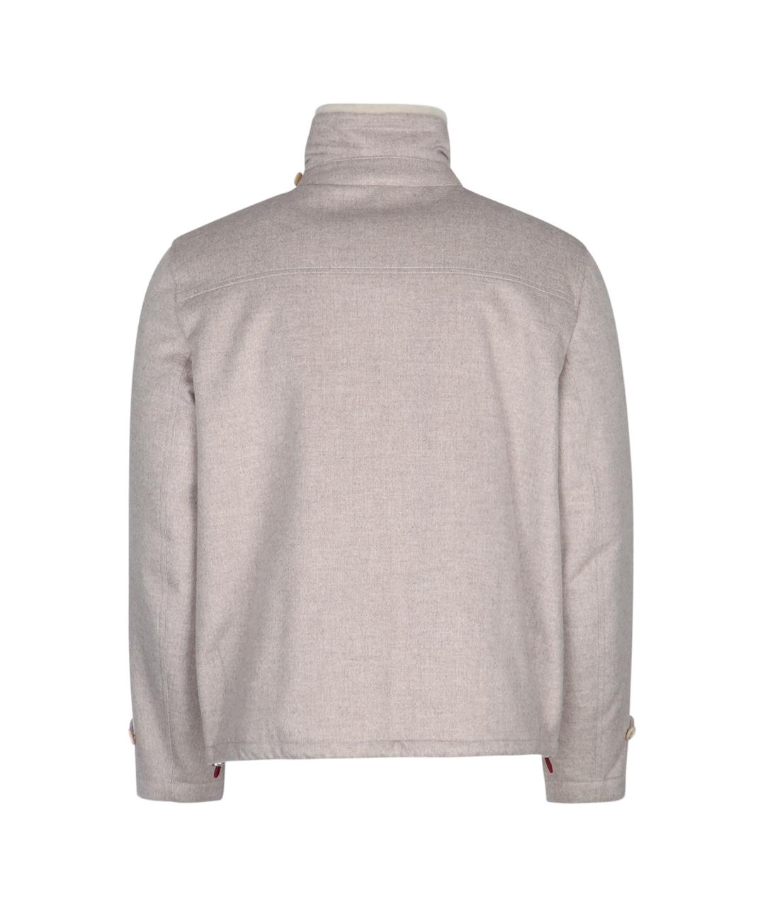 BRUNELLO CUCINELLI Серая куртка, фото 2