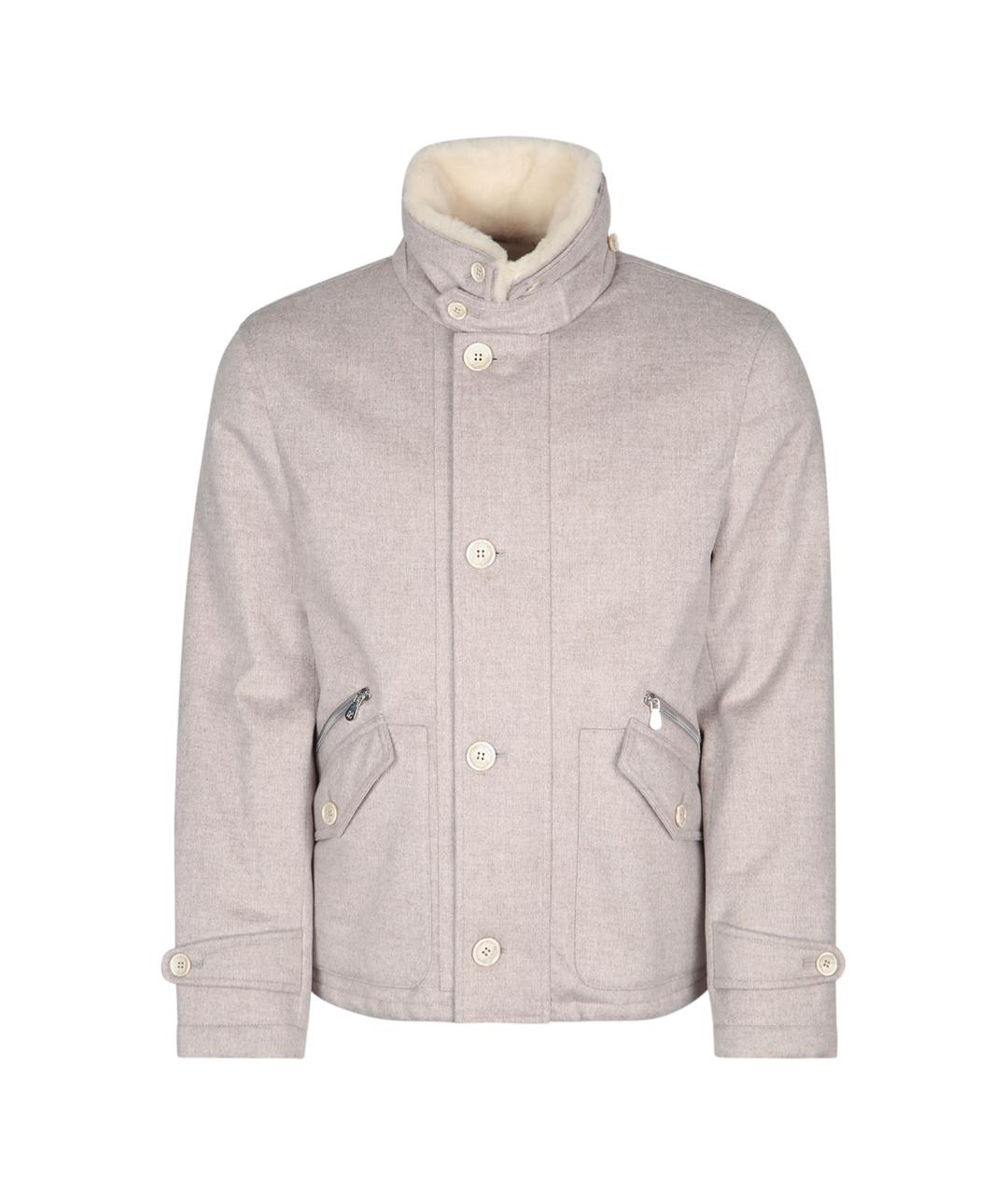 BRUNELLO CUCINELLI Серая куртка, фото 1