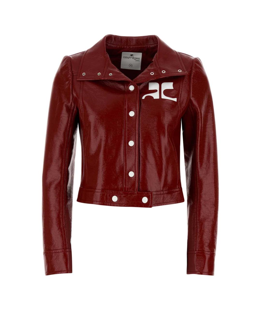 COURREGES Красная полиуретановая куртка, фото 1