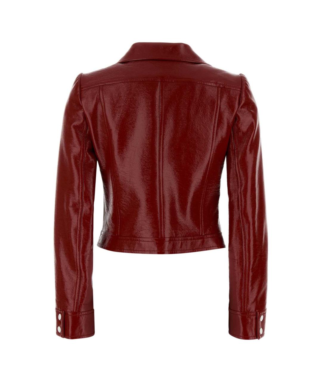 COURREGES Красная полиуретановая куртка, фото 2