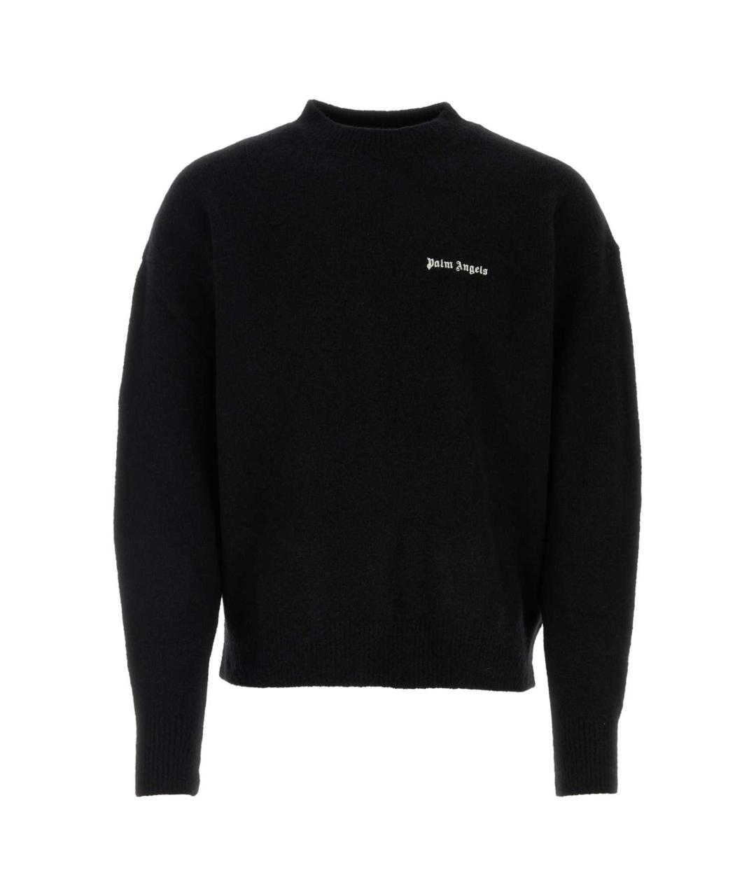 PALM ANGELS Черный шерстяной джемпер / свитер, фото 1