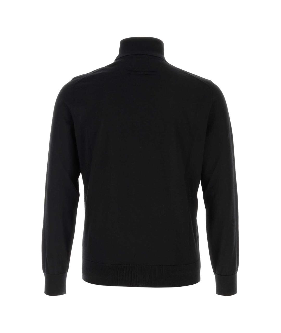 ZEGNA Черный кашемировый джемпер / свитер, фото 2