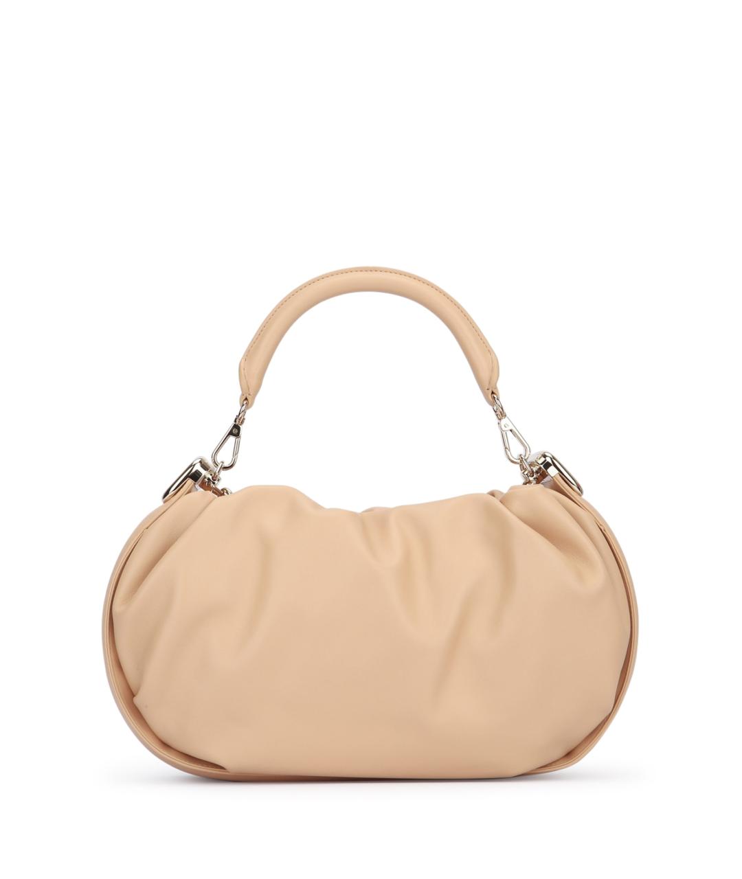 ROGER VIVIER Бежевая кожаная сумка с короткими ручками, фото 1