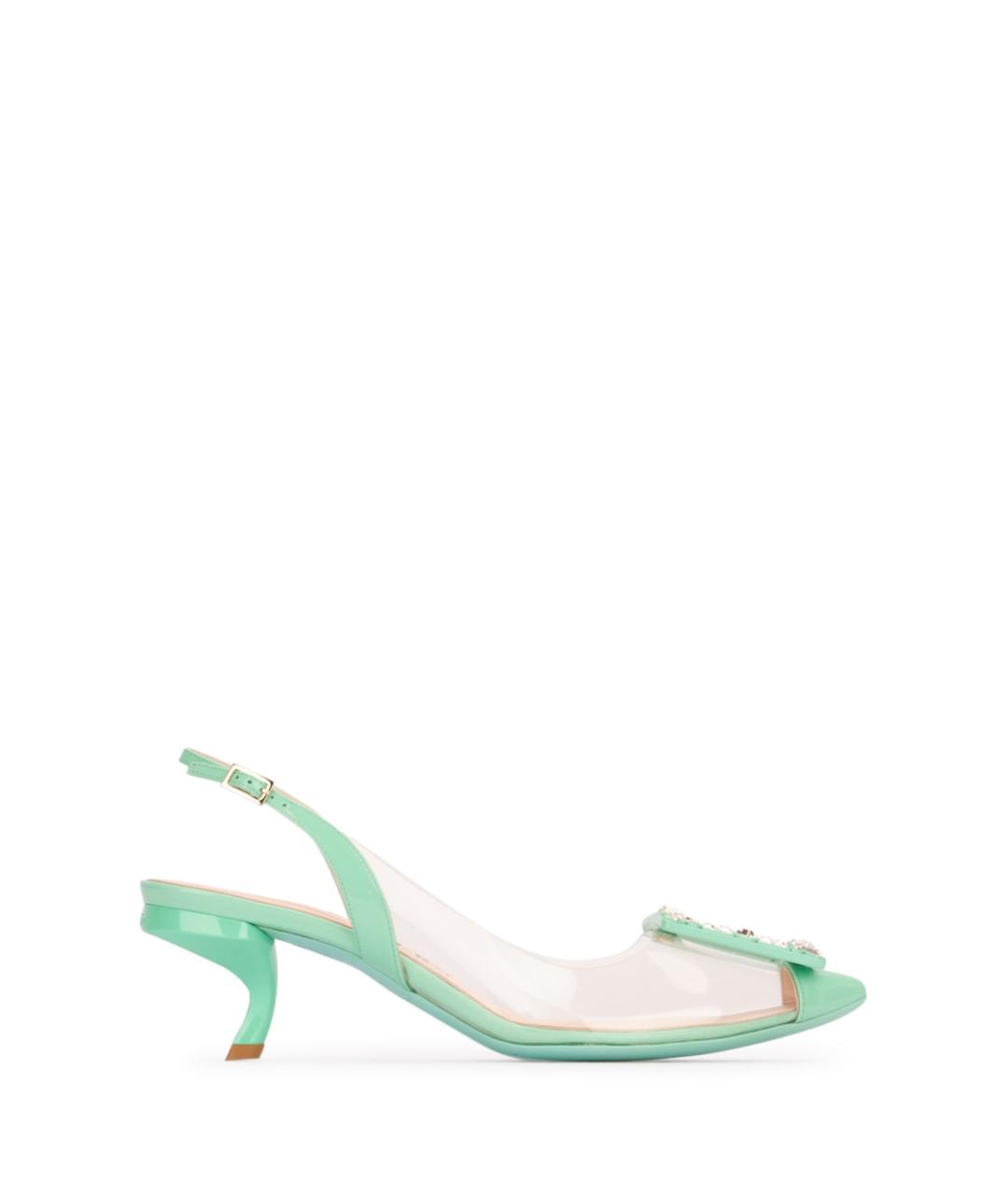 ROGER VIVIER Зеленые босоножки, фото 1