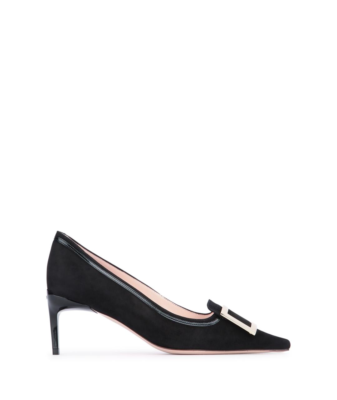 ROGER VIVIER Черные замшевые туфли, фото 1