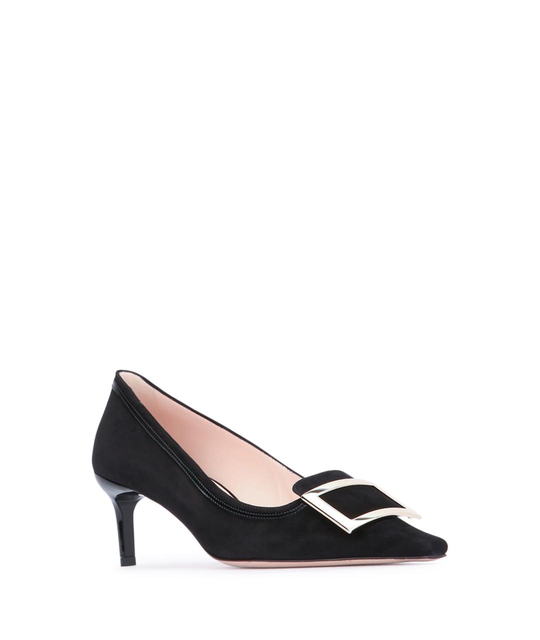 ROGER VIVIER Черные замшевые туфли, фото 2