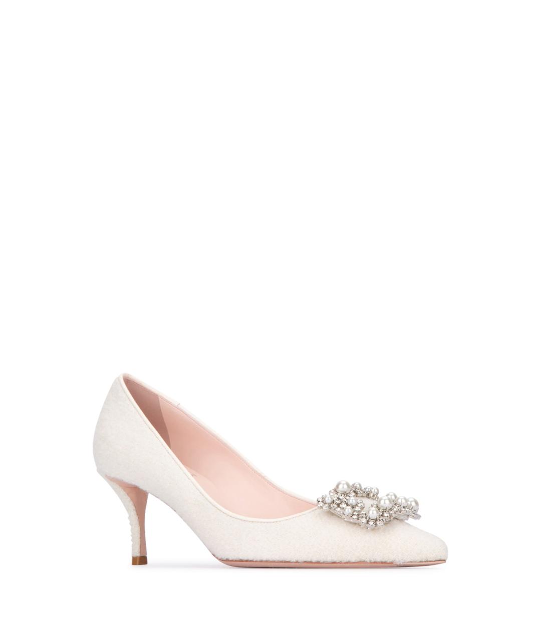 ROGER VIVIER Розовые текстильные туфли, фото 2