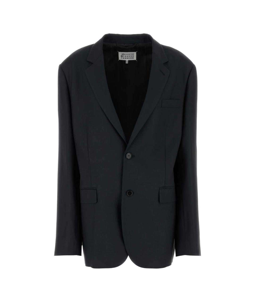 MAISON MARGIELA Черный шерстяной жакет/пиджак, фото 1