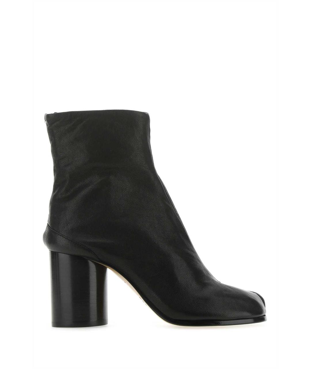 MAISON MARGIELA Черные кожаные сапоги, фото 1