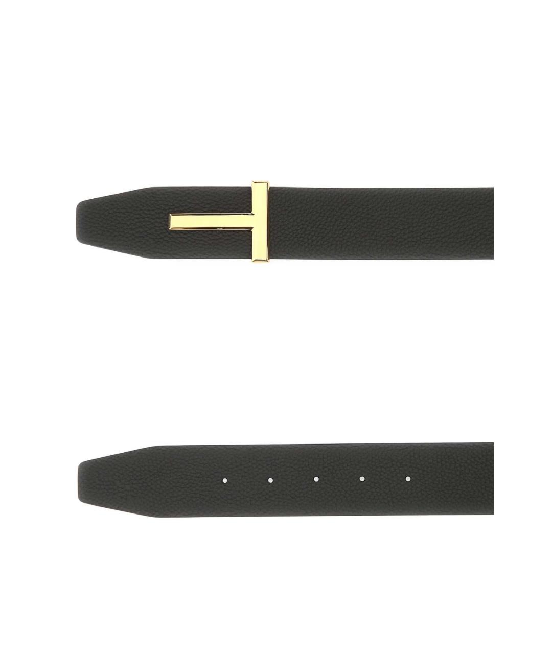 TOM FORD Коричневый кожаный ремень, фото 2